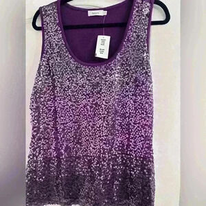 Ricki’s Purple Sequin tank  top